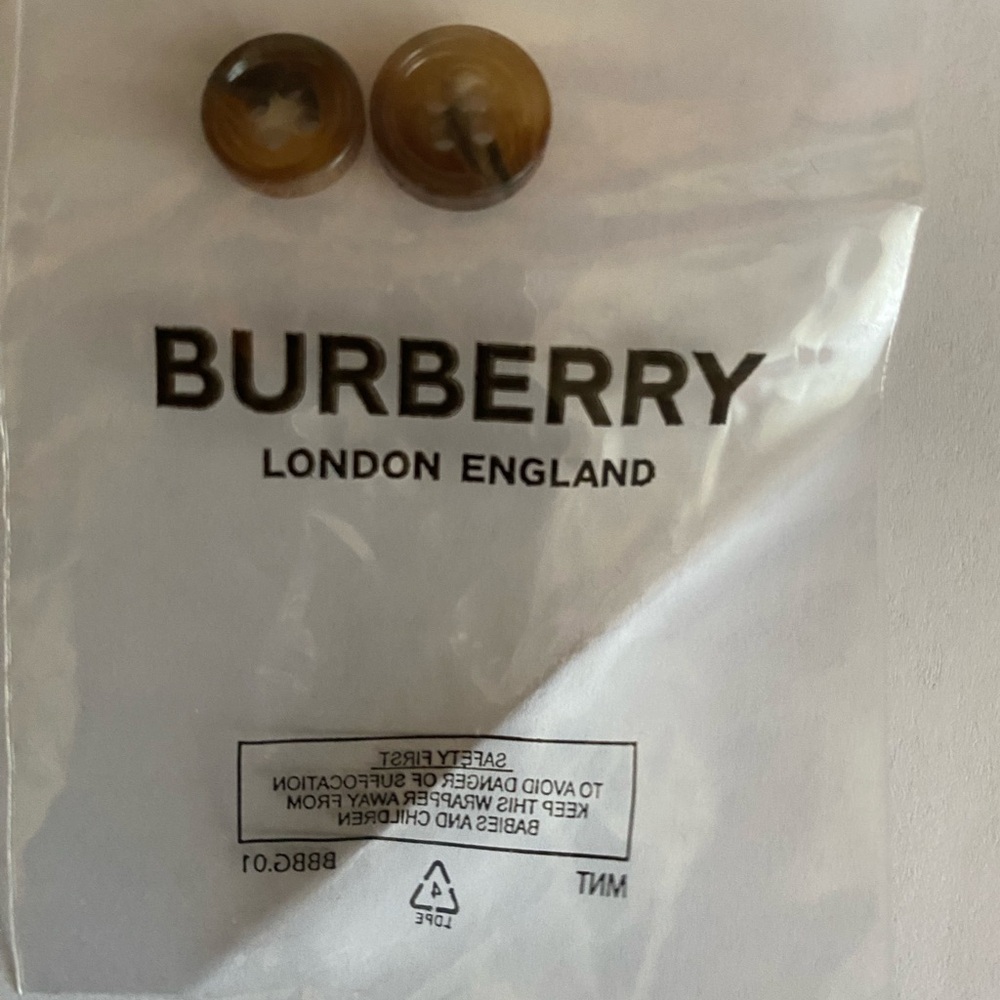 Burberry Brown Buttons